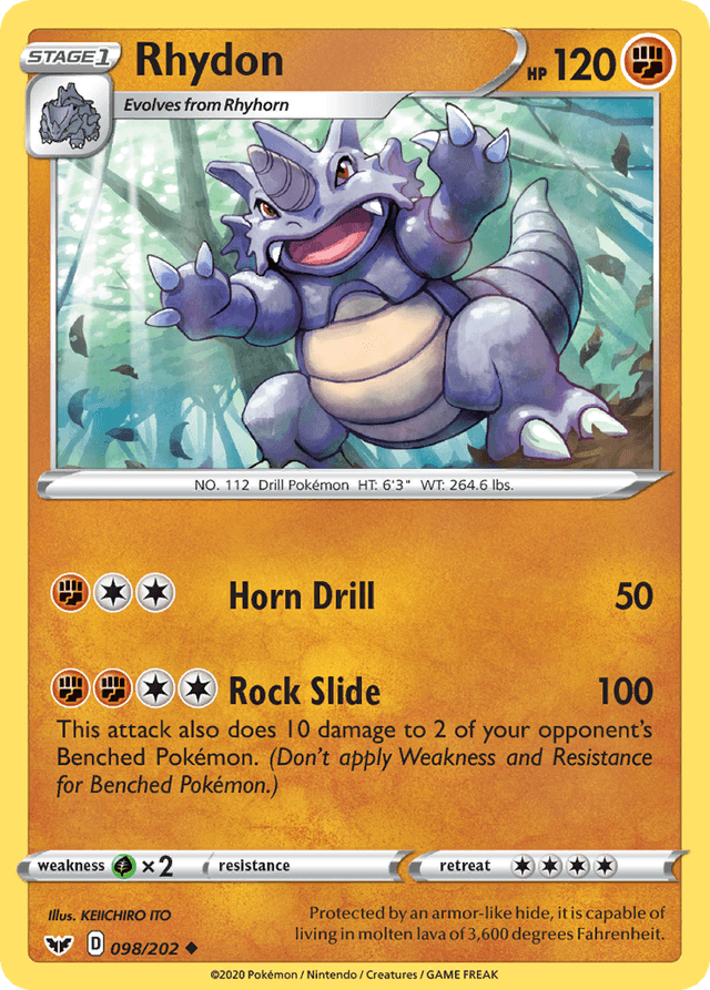 Rhydon — Sword & Shield #98