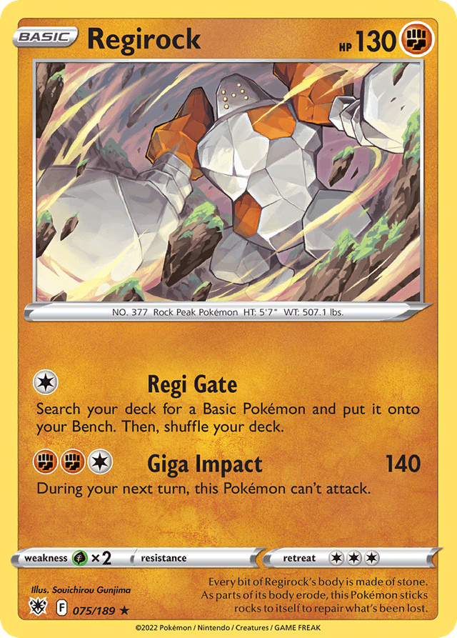Regirock — Astral Radiance #75