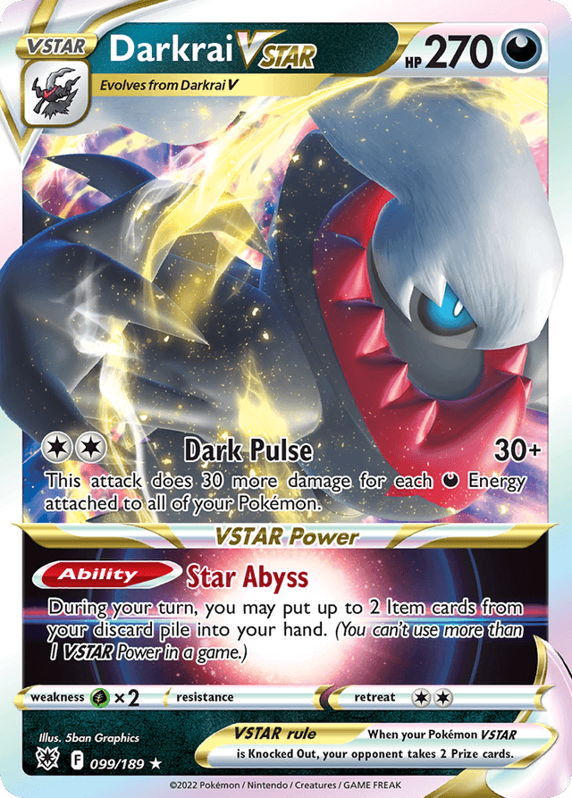 Darkrai VSTAR — Astral Radiance #99