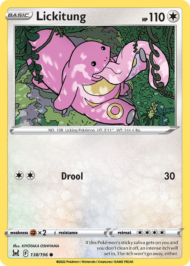 Lickitung — Lost Origin #138