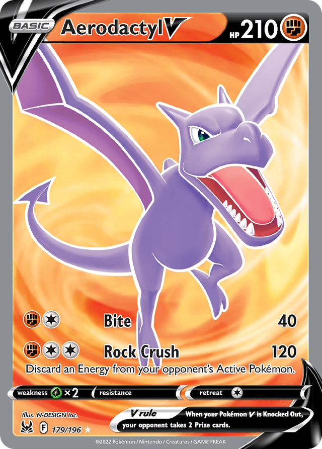 Aerodactyl V — Lost Origin #179