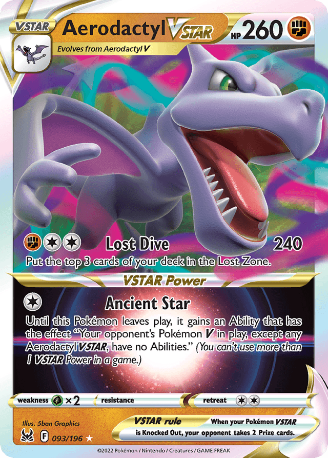 Aerodactyl VSTAR — Lost Origin #93