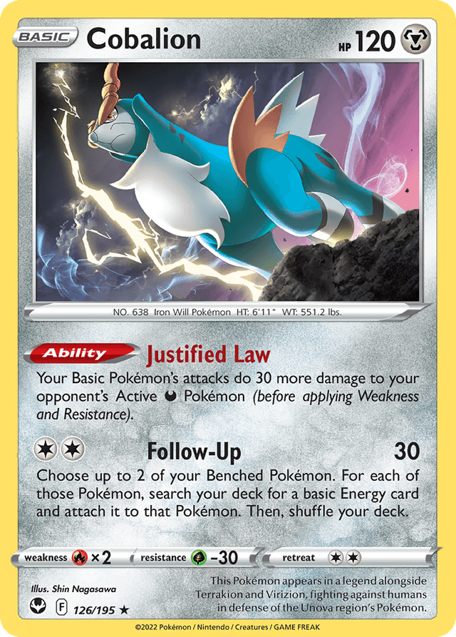 Cobalion — Silver Tempest #126