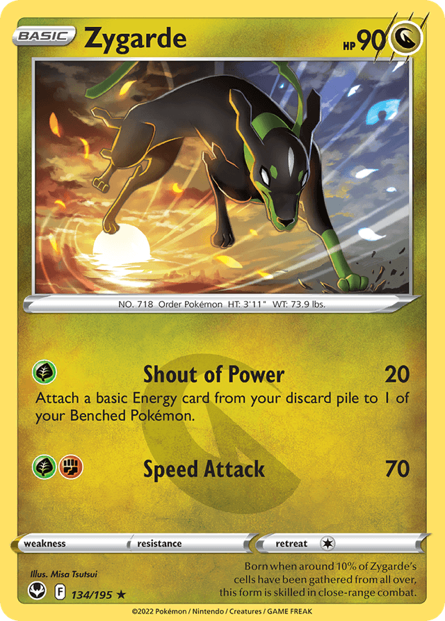 Zygarde — Silver Tempest #134