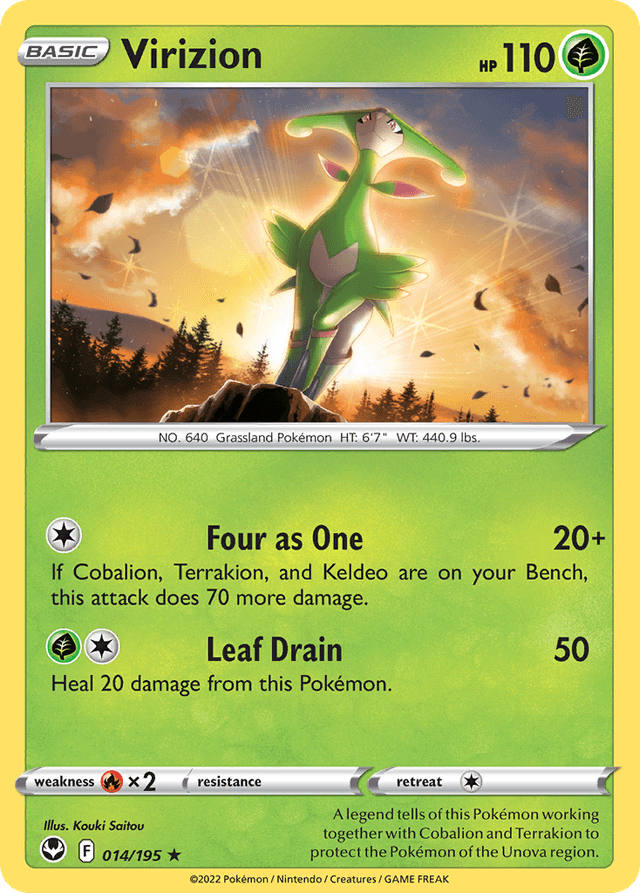 Virizion — Silver Tempest #14