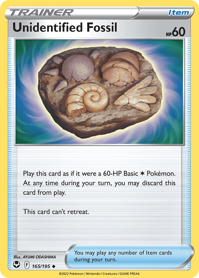 Unidentified Fossil — Silver Tempest #165