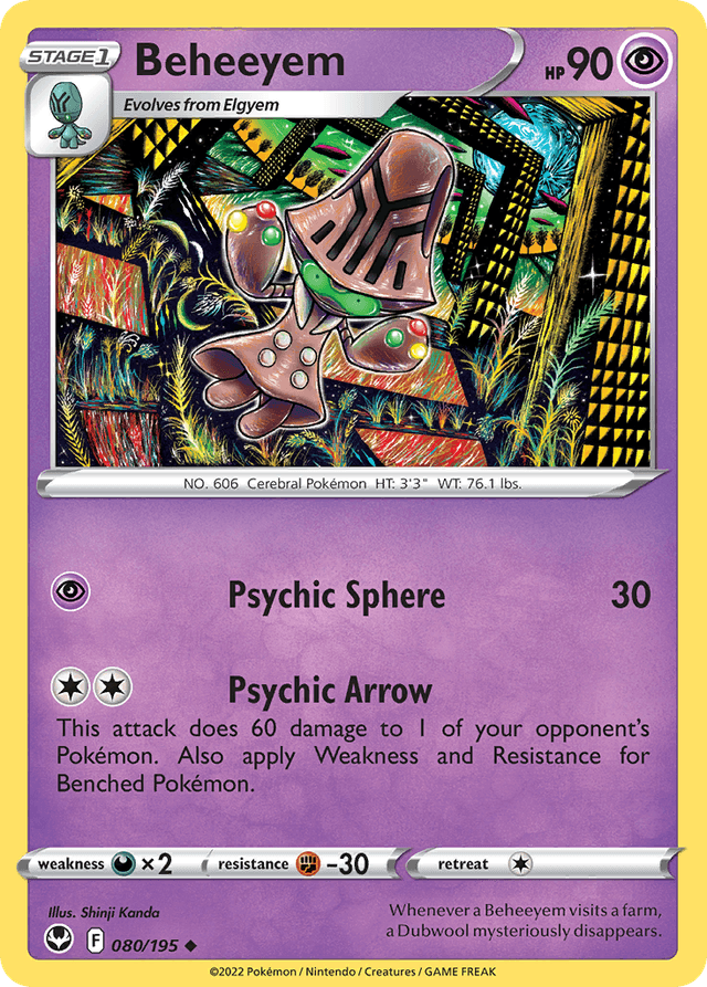 Beheeyem — Silver Tempest #80