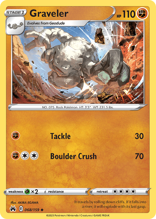 Graveler — Crown Zenith #68