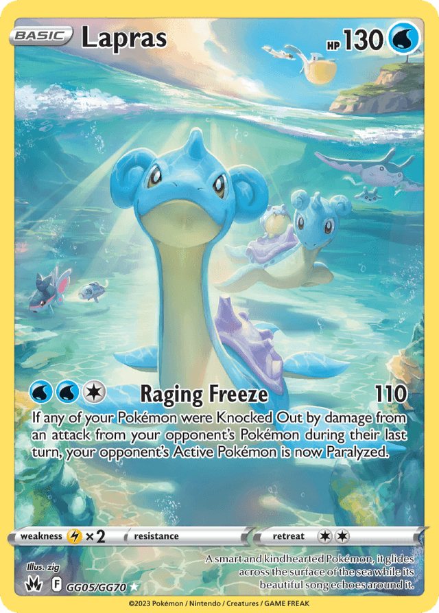 Lapras — Crown Zenith Galarian Gallery #GG05