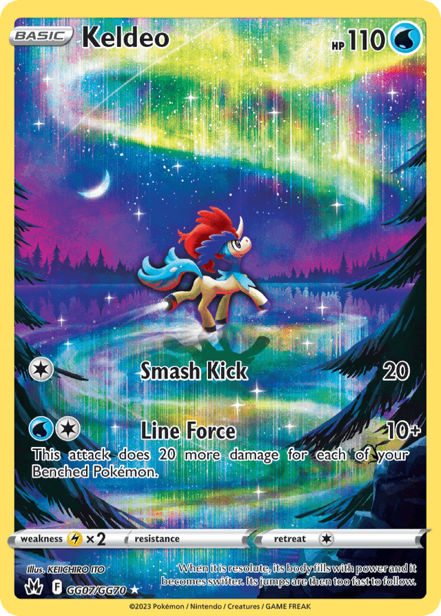 Keldeo — Crown Zenith Galarian Gallery #GG07