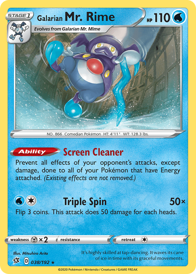 Galarian Mr. Rime — Rebel Clash #38
