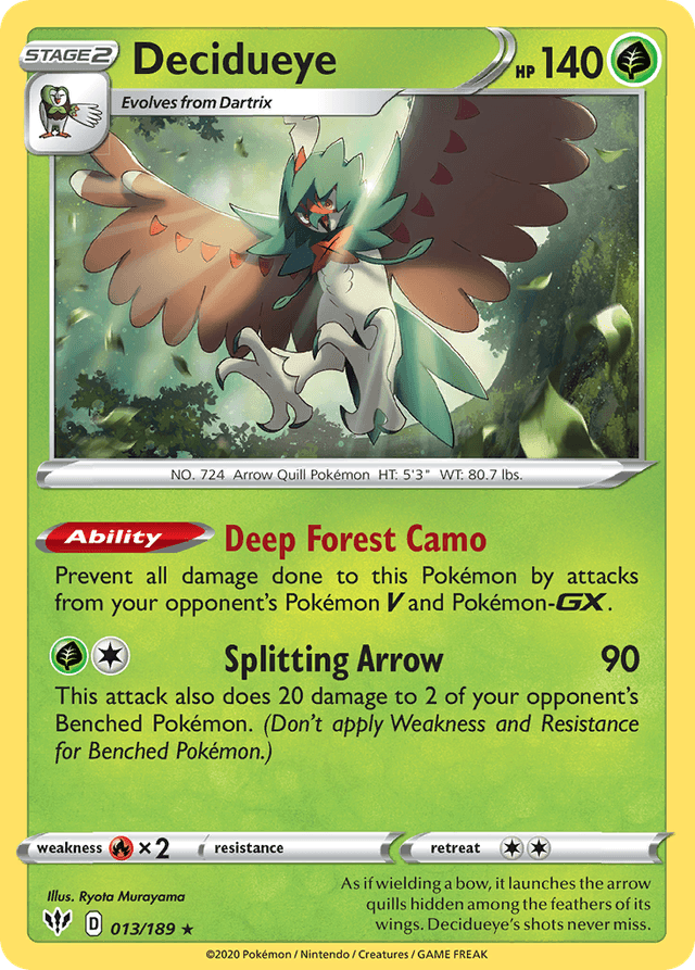 Decidueye — Darkness Ablaze #13