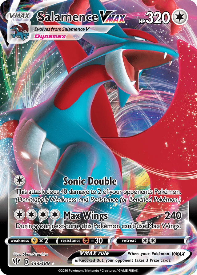 Salamence VMAX — Darkness Ablaze #144