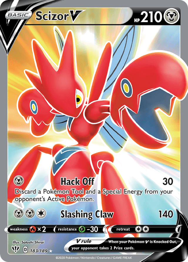 Scizor V — Darkness Ablaze #183