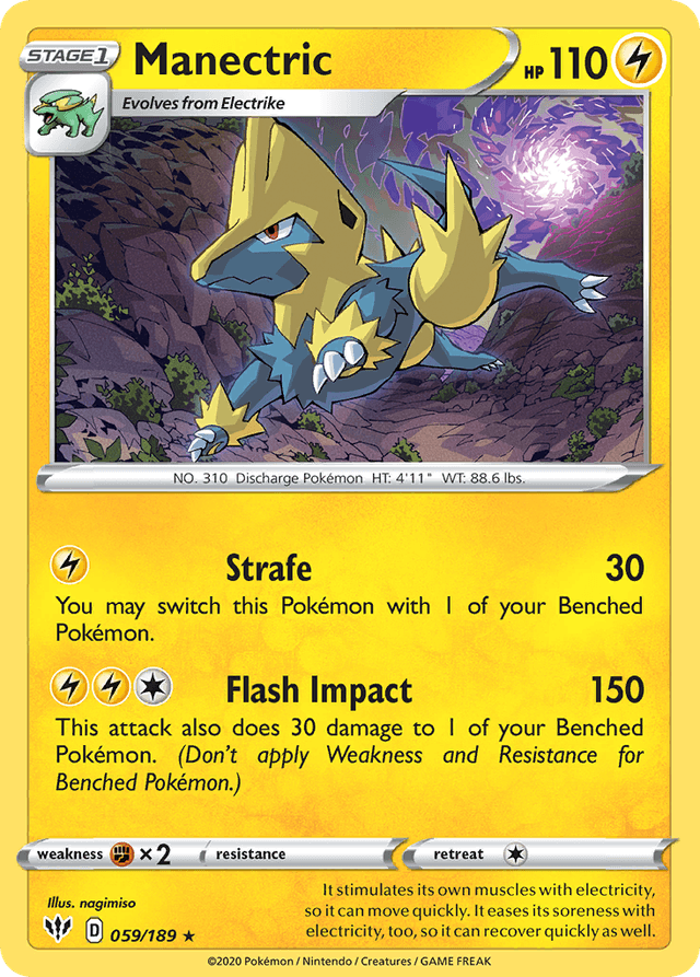Manectric — Darkness Ablaze #59