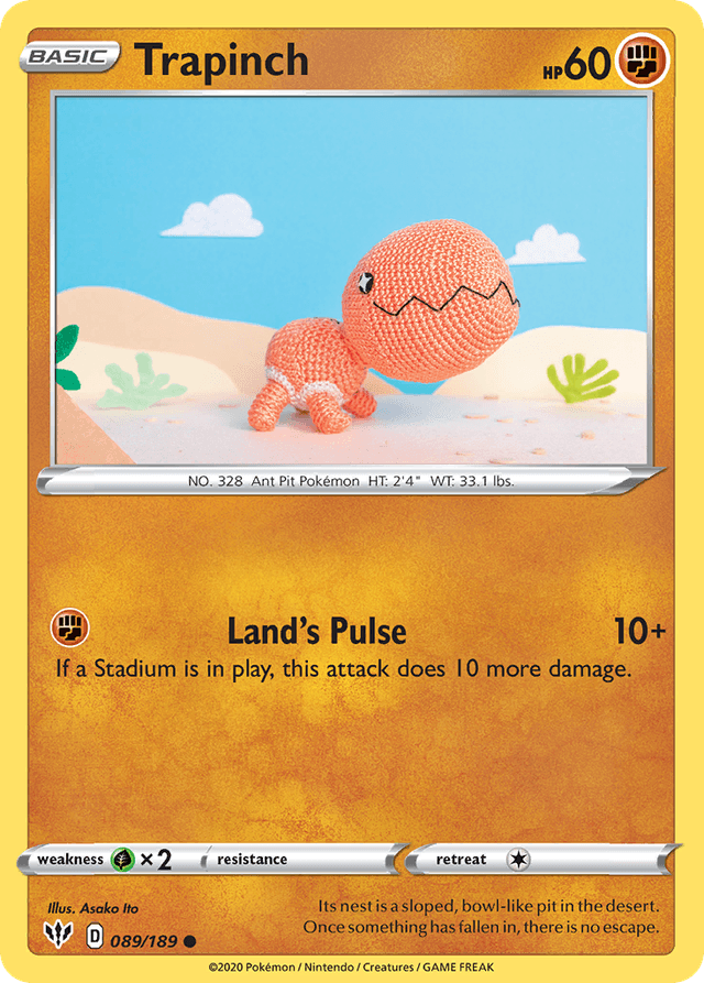 Trapinch — Darkness Ablaze #89