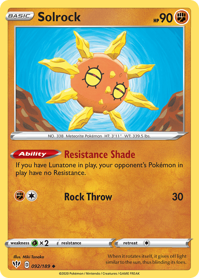 Solrock — Darkness Ablaze #92