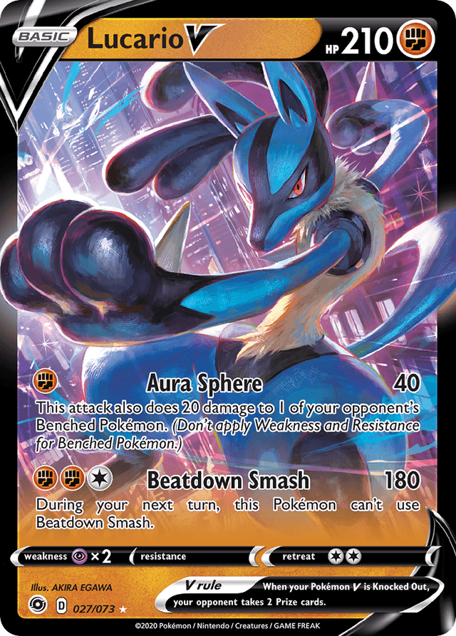 Lucario V — Champion's Path #27