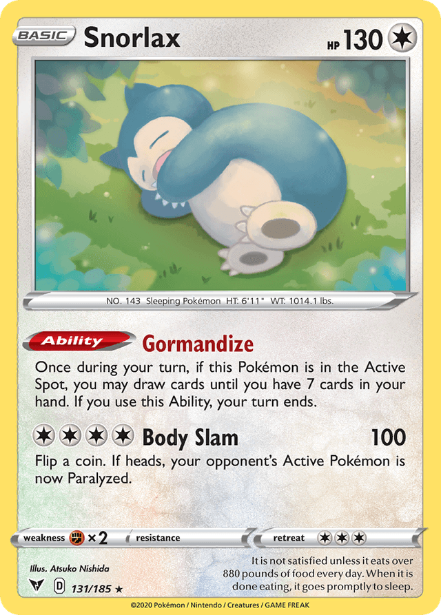Snorlax — Vivid Voltage #131