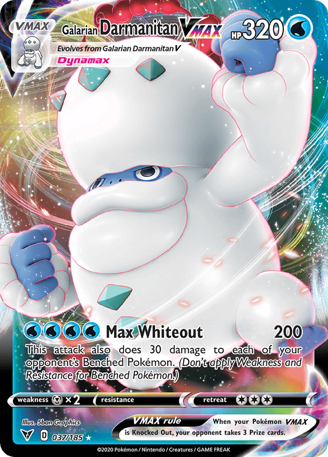 Galarian Darmanitan VMAX — Vivid Voltage #37