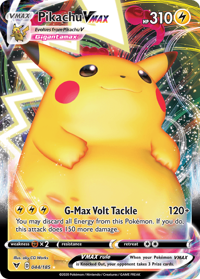 Pikachu VMAX — Vivid Voltage #44