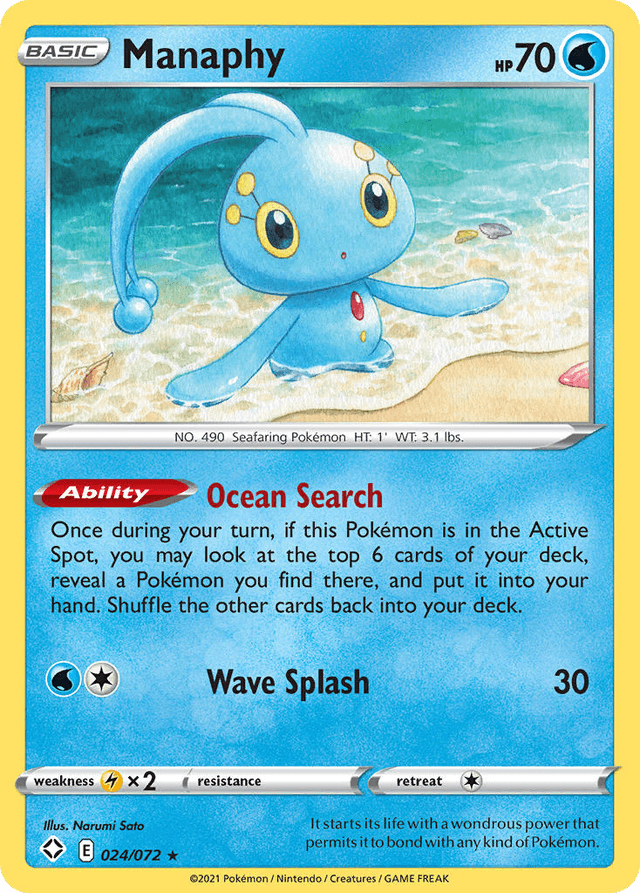 Manaphy — Shining Fates #24