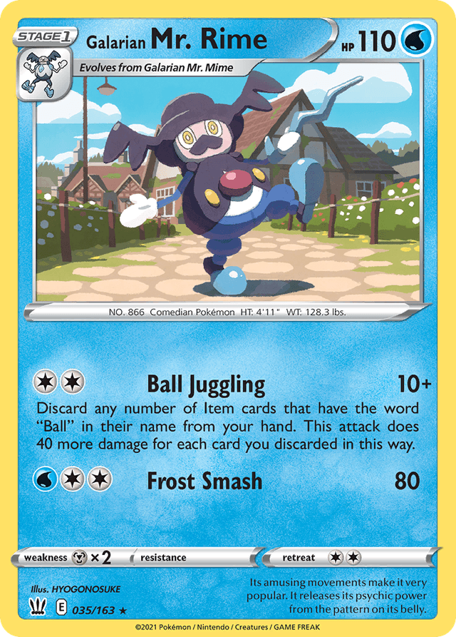 Galarian Mr. Rime — Battle Styles #35