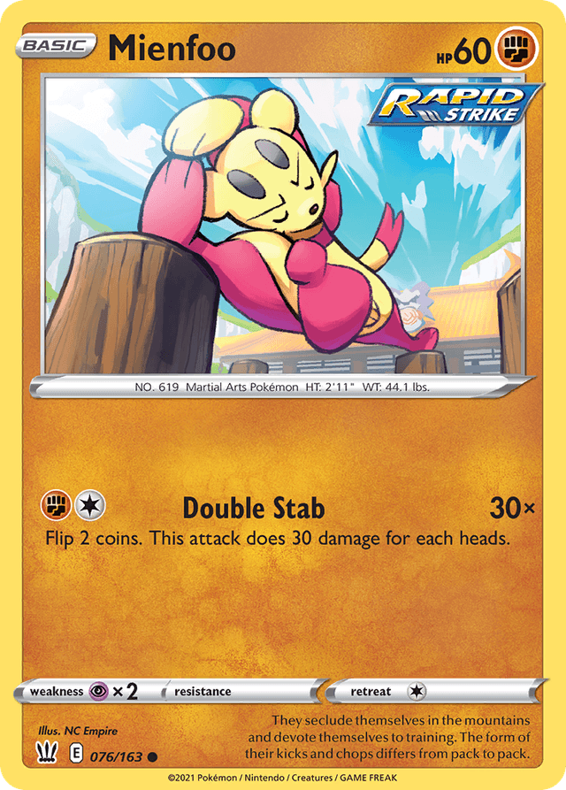 Mienfoo — Battle Styles #76