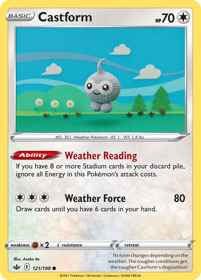 Castform — Chilling Reign #121