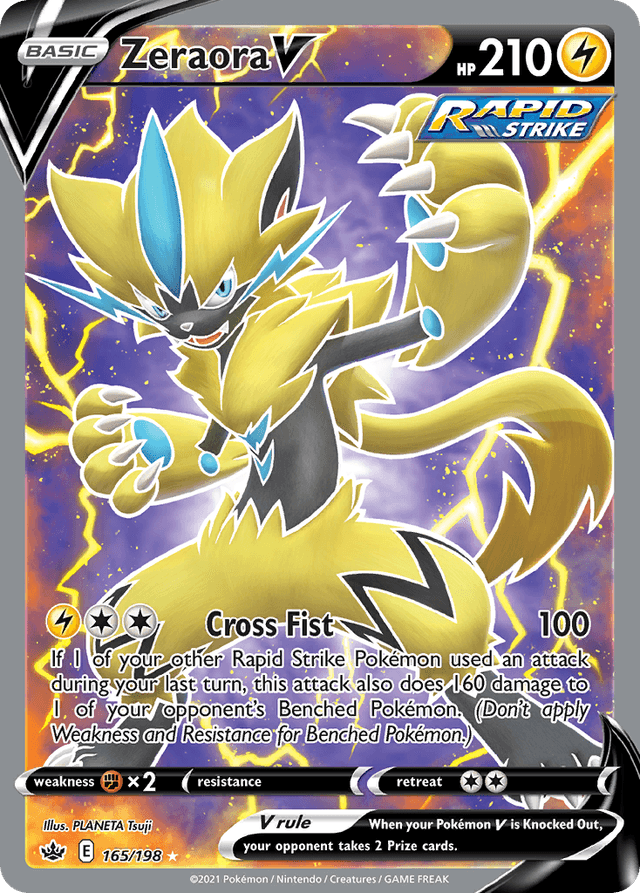 Zeraora V — Chilling Reign #165