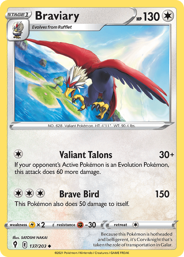 Braviary — Evolving Skies #137