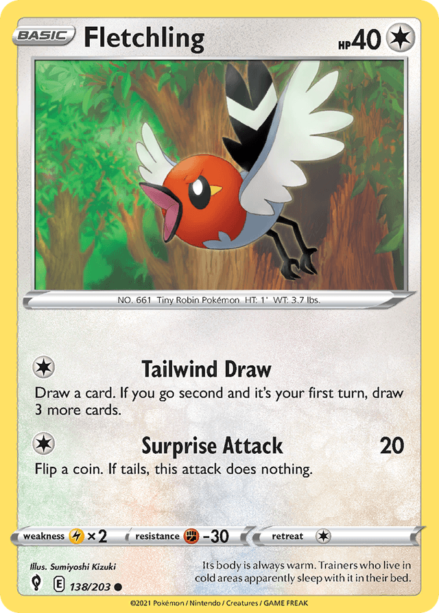 Fletchling — Evolving Skies #138