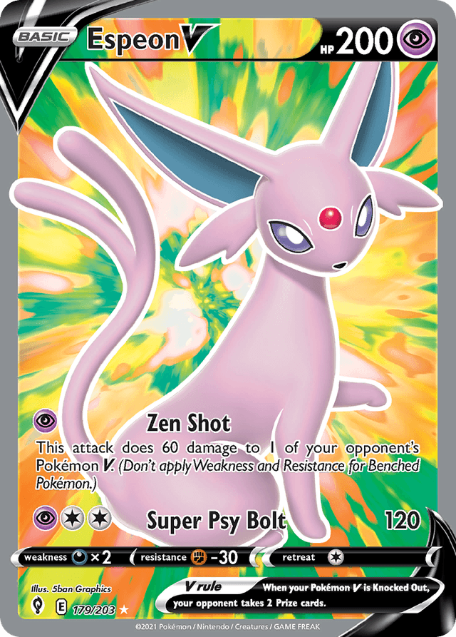 Espeon V — Evolving Skies #179