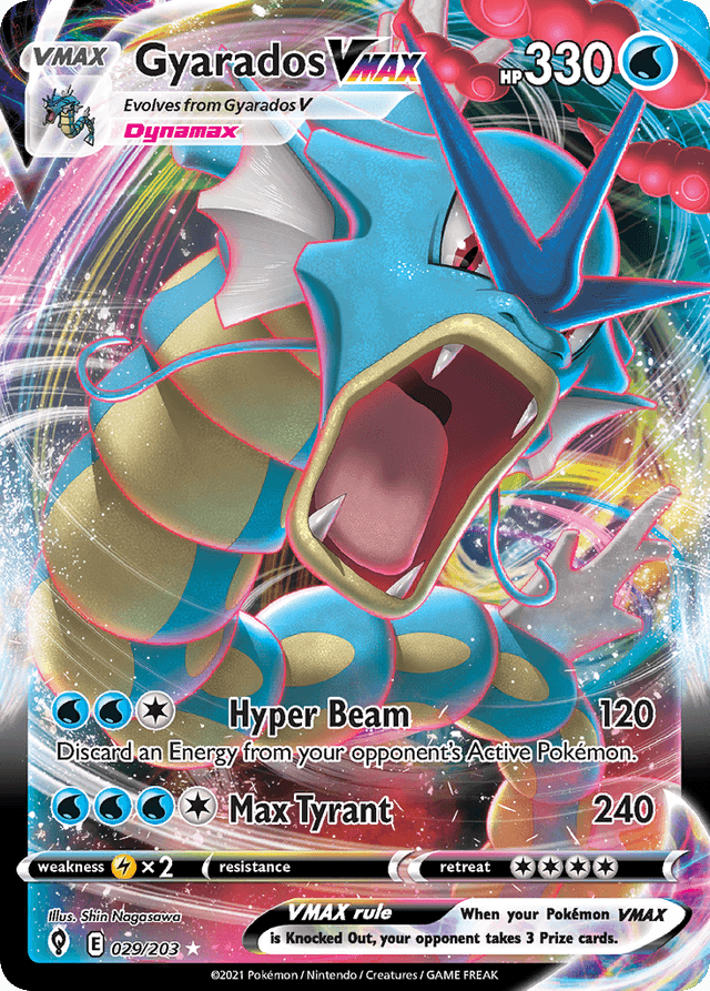Gyarados VMAX — Evolving Skies #29