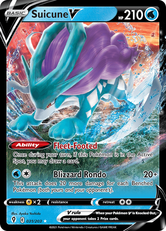 Suicune V — Evolving Skies #31