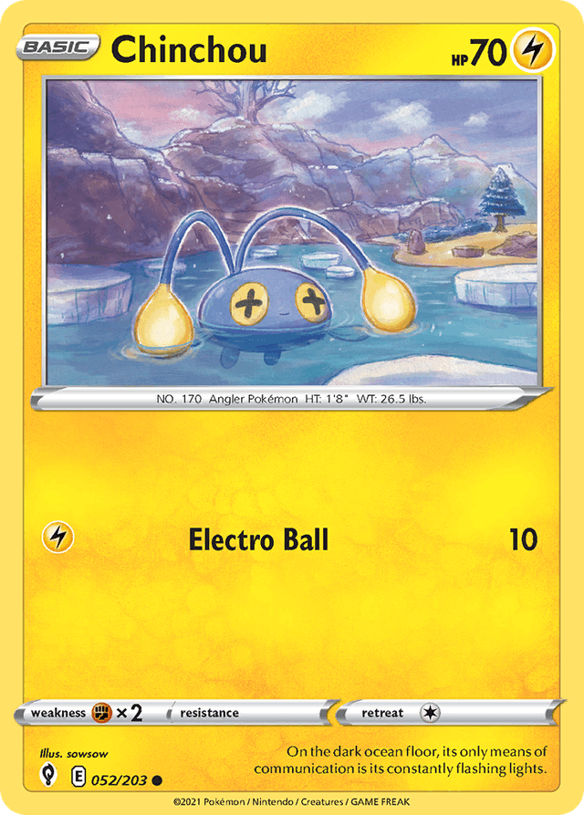 Chinchou — Evolving Skies #52