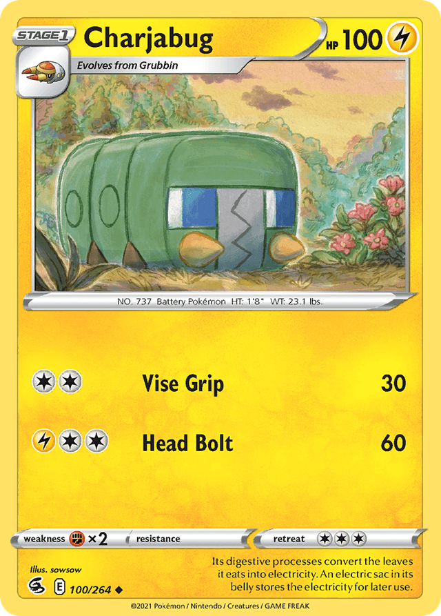 Charjabug — Fusion Strike #100