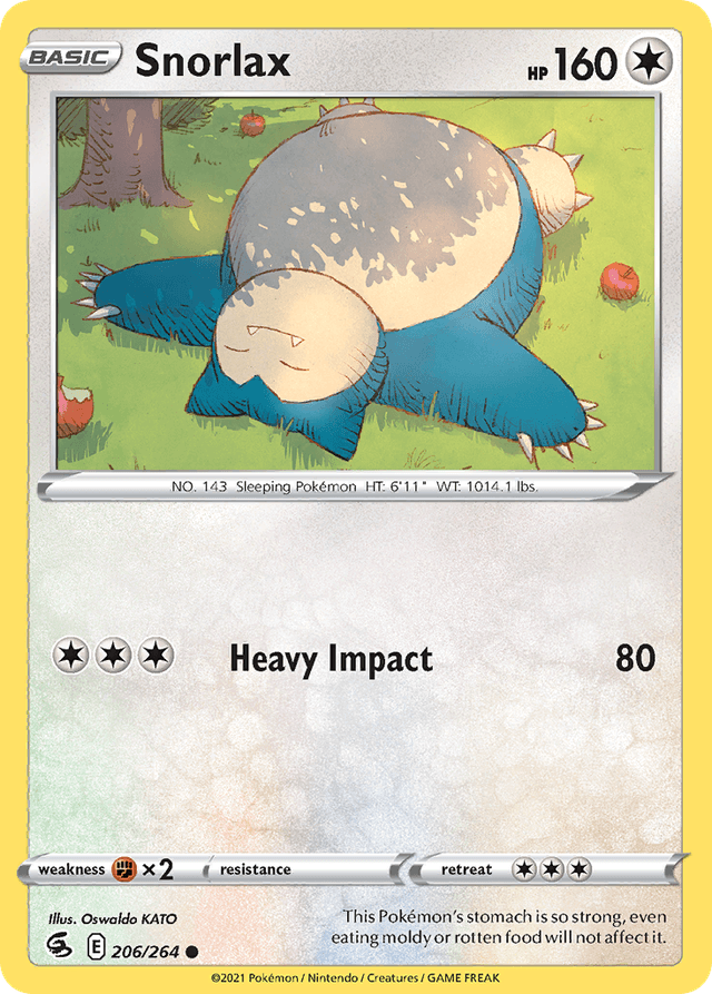 Snorlax — Fusion Strike #206