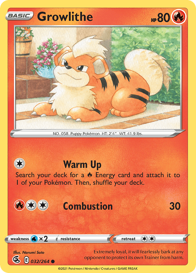 Growlithe — Fusion Strike #32