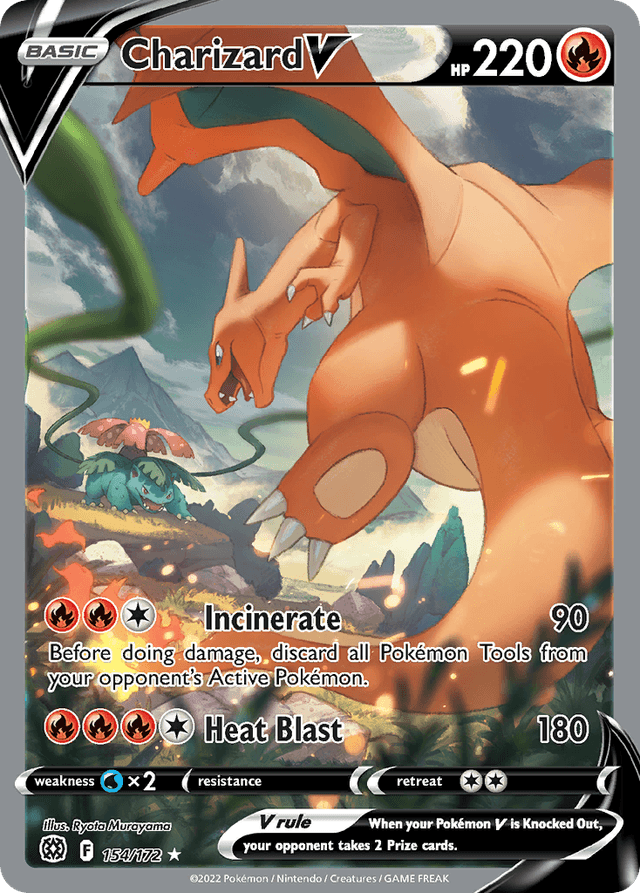 Charizard V — Brilliant Stars #154