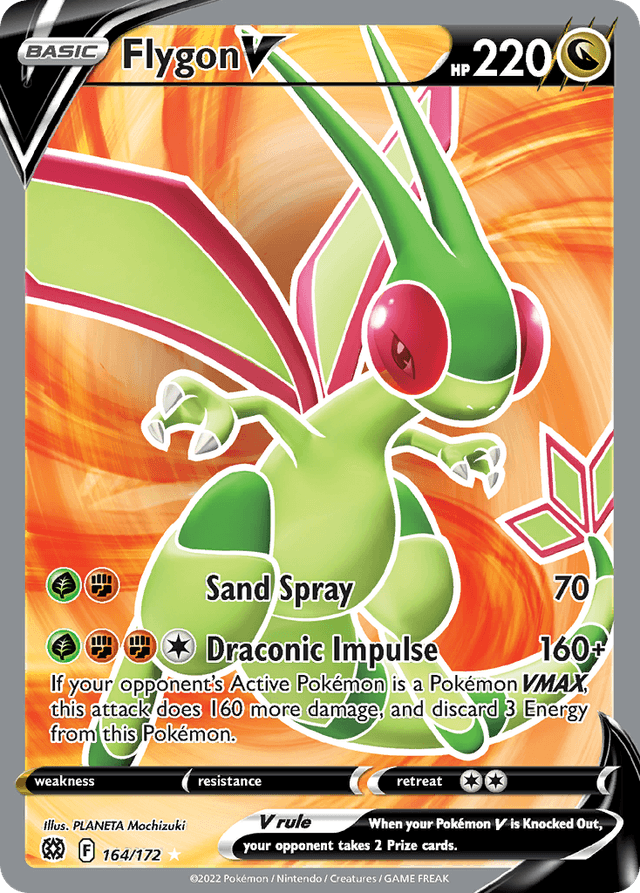 Flygon V — Brilliant Stars #164