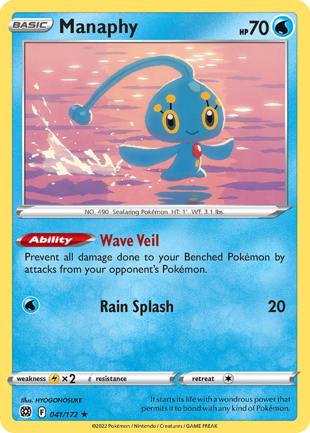 Manaphy — Brilliant Stars #41