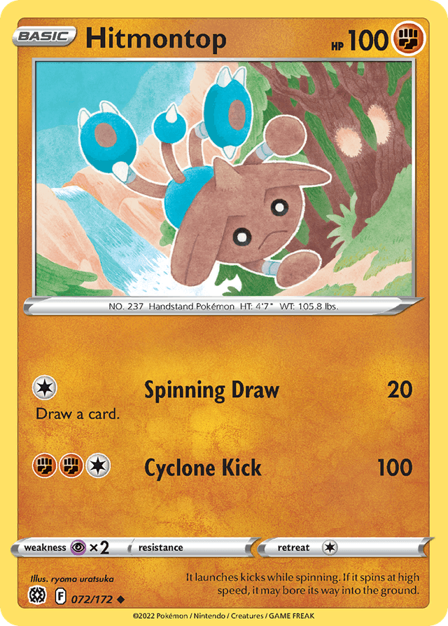 Hitmontop — Brilliant Stars #72