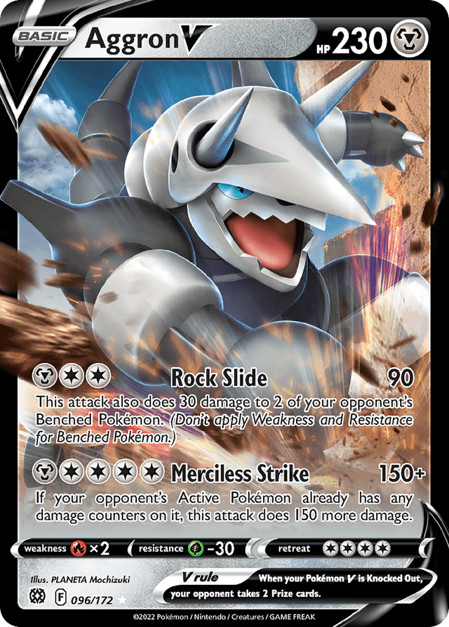 Aggron V — Brilliant Stars #96