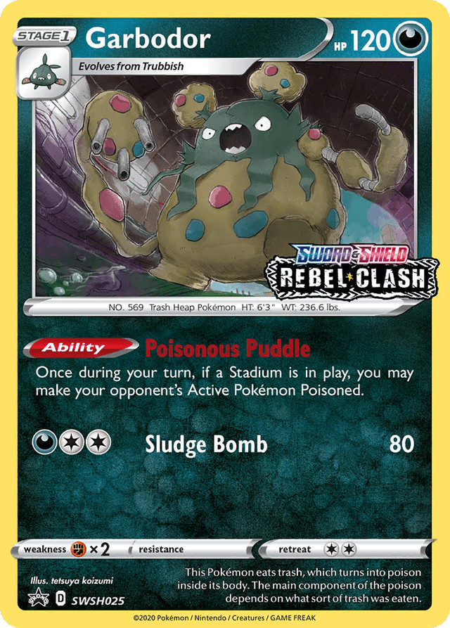 Garbodor — SWSH Black Star Promos #SWSH025