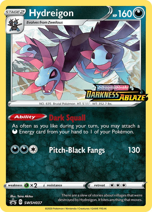 Hydreigon — SWSH Black Star Promos #SWSH037
