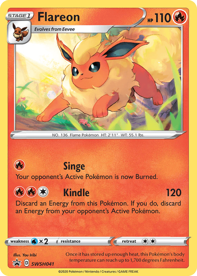 Flareon — SWSH Black Star Promos #SWSH041
