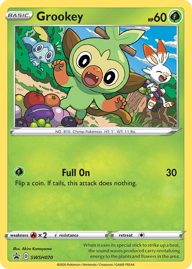 Grookey — SWSH Black Star Promos #SWSH070
