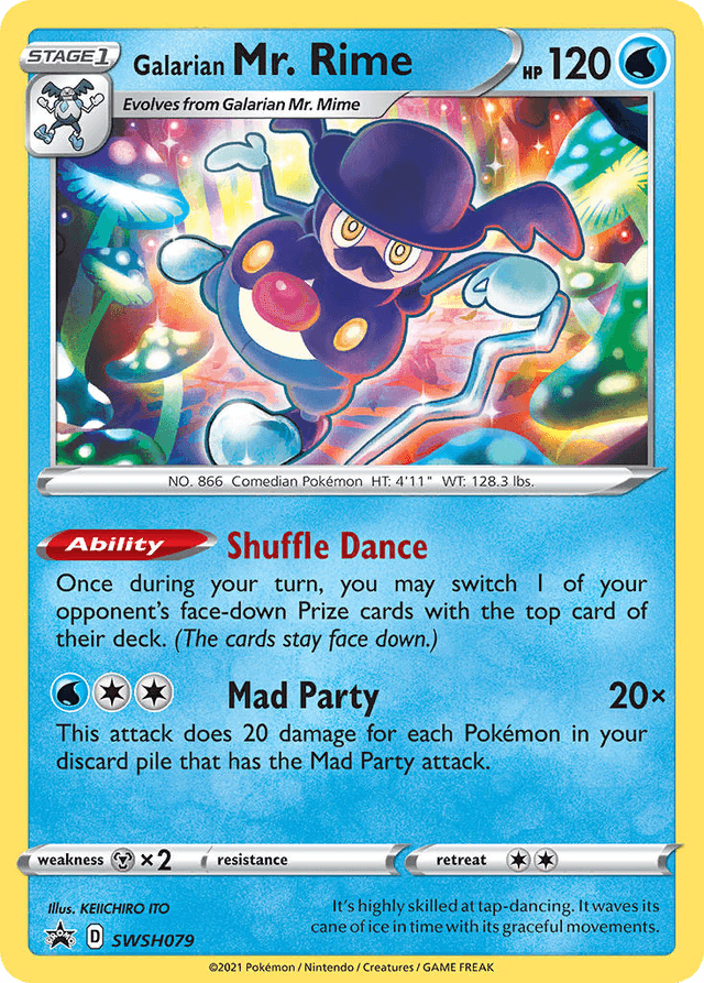 Galarian Mr. Rime — SWSH Black Star Promos #SWSH079