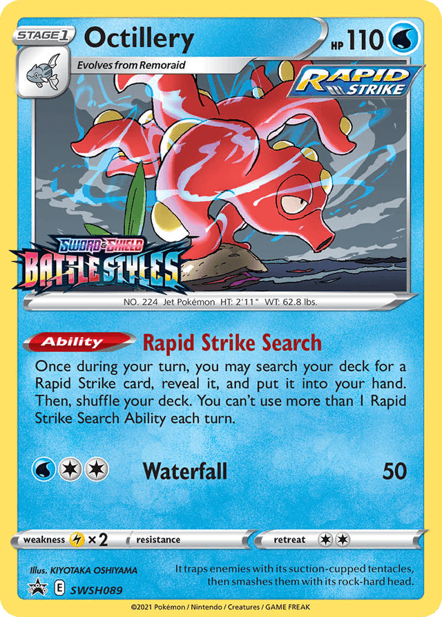 Octillery — SWSH Black Star Promos #SWSH089